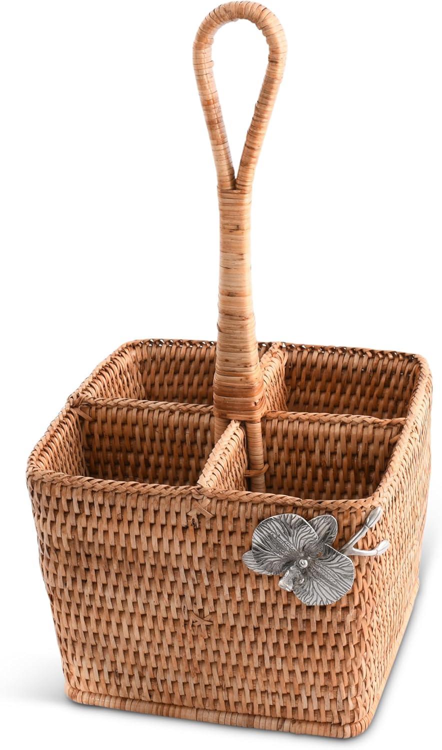 Vagabond House Natural Fibers Square Flatware Caddy