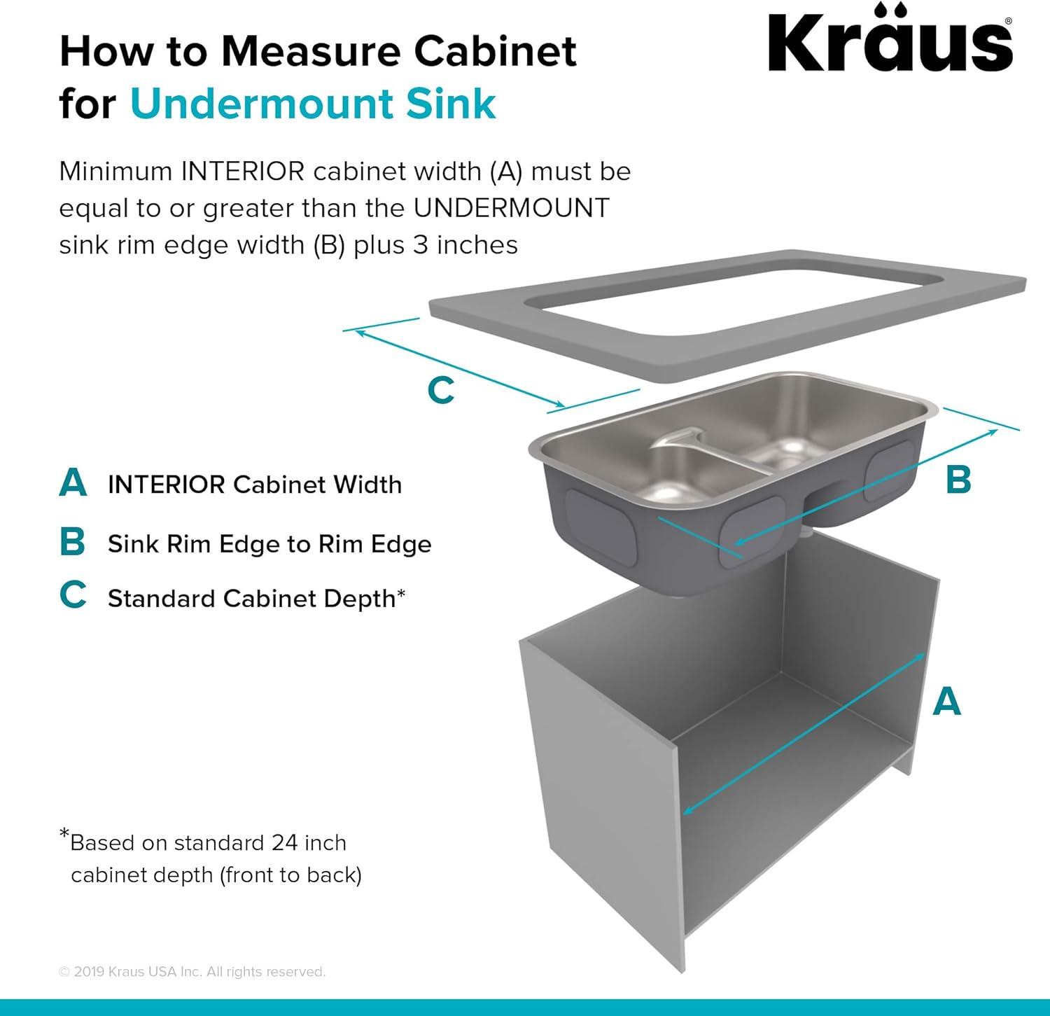 Ellis 32" L x 19" W Double Basin Undermount Kitchen Sink with Faucet