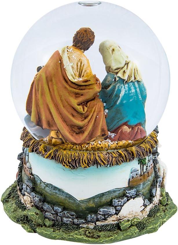 Kurt Adler Holy Family Musical Water Globe, 100mm