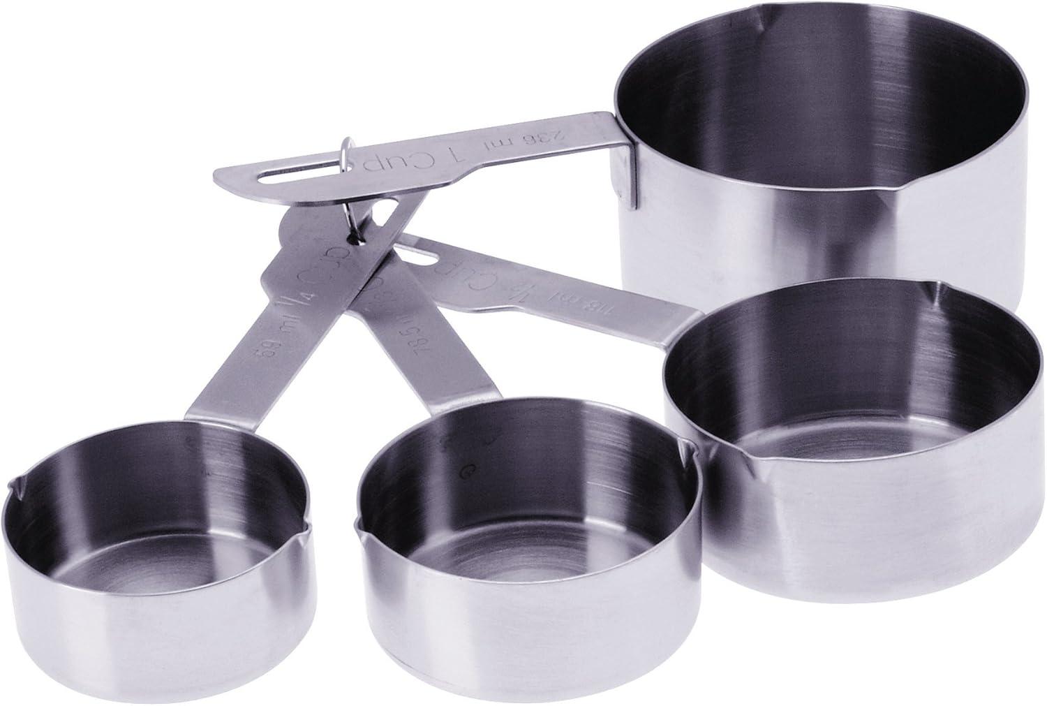 Stainless Steel Metric Measuring Cups Set of 4