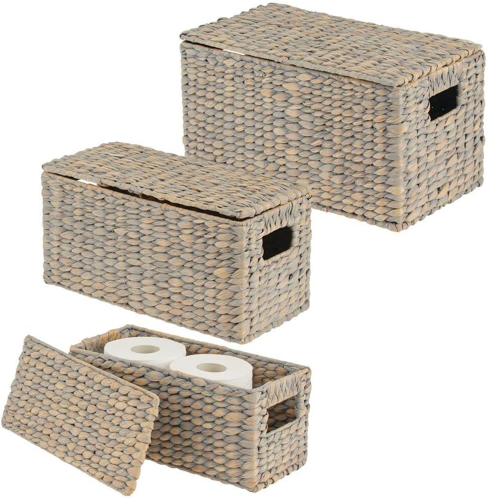 Home Wicker Bin Set