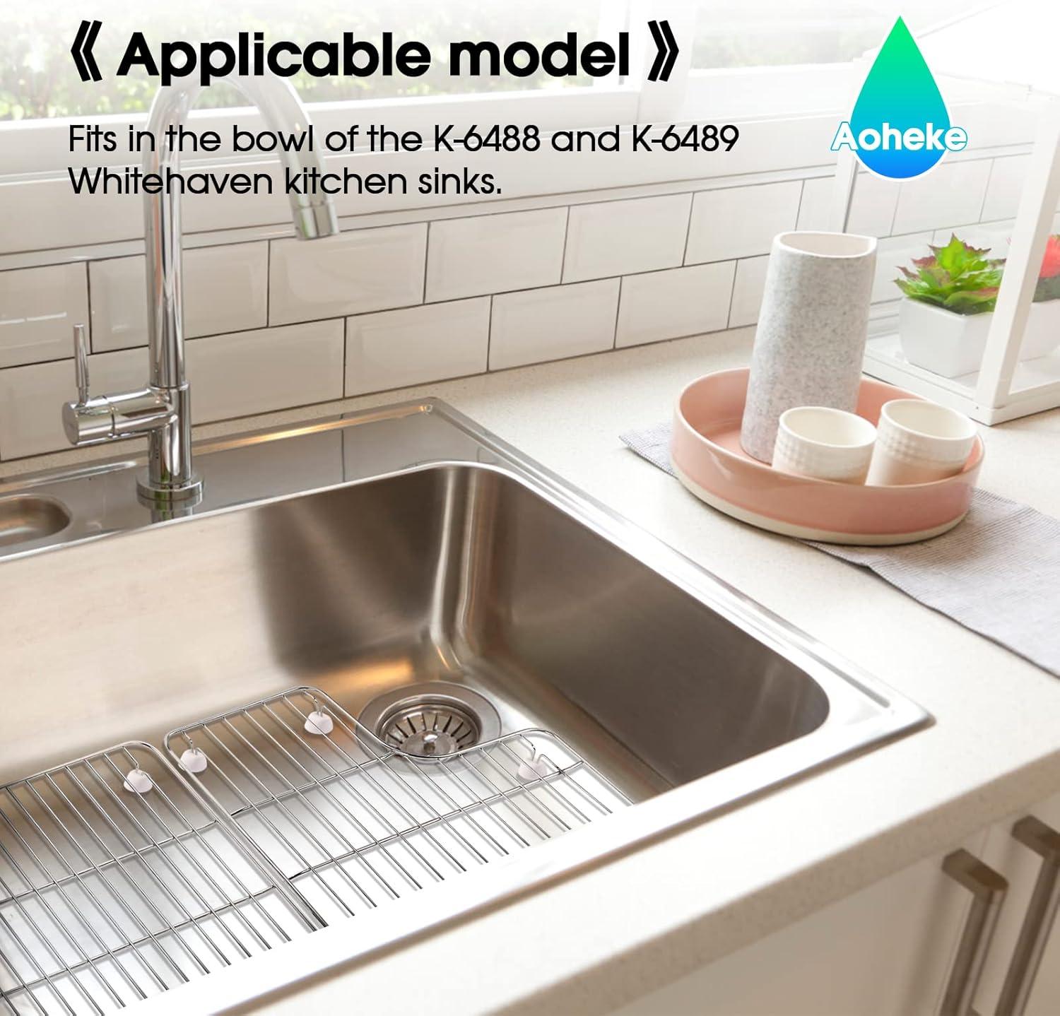 K-6639-ST Bottom Basin Stainless Steel Racks Compatible with Kohler Whitehaven Sink