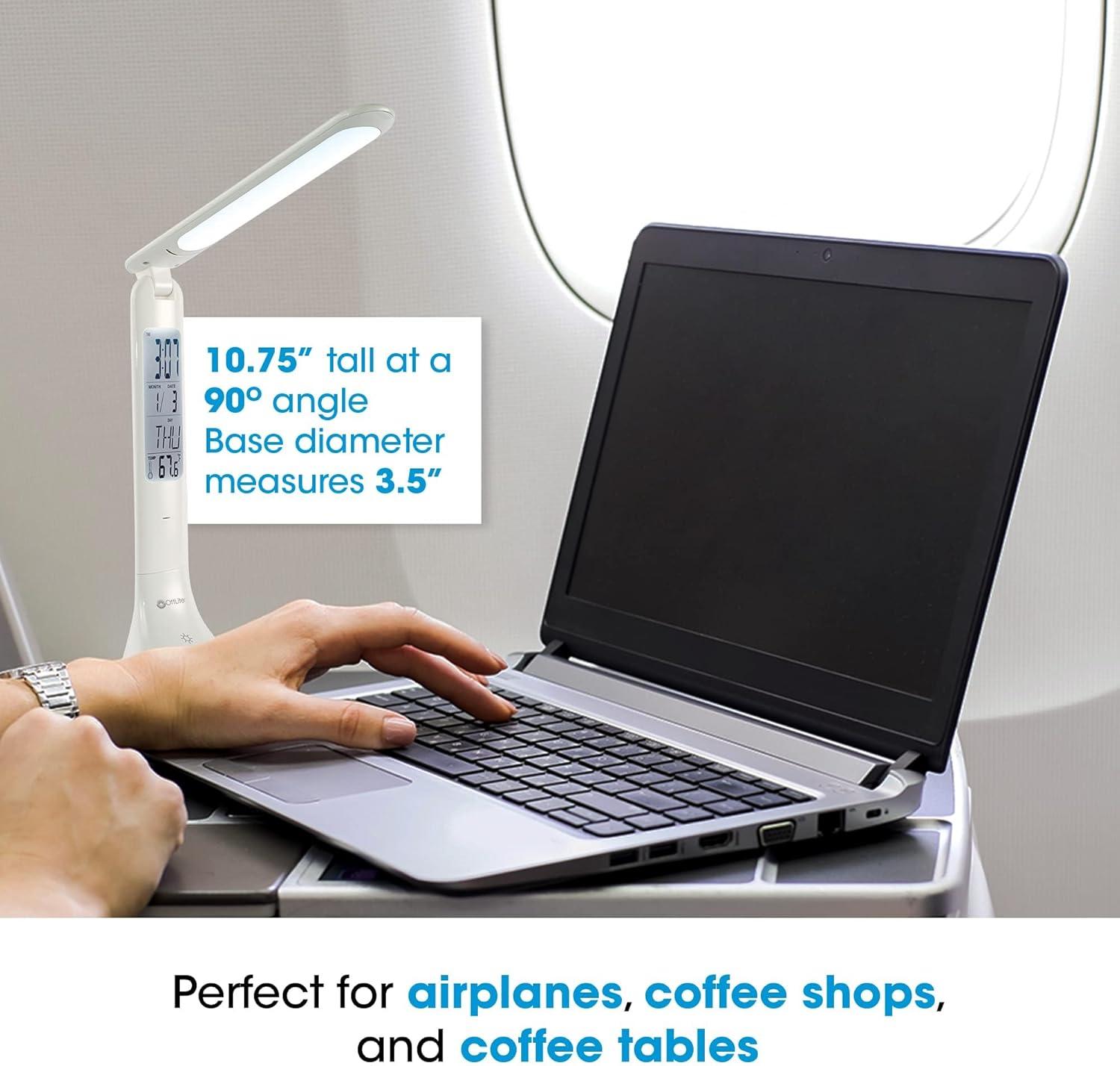 OttLite OttLite Travel LED Task Lamp Cordless, Touch Activated, Portable, Rechargeable Battery