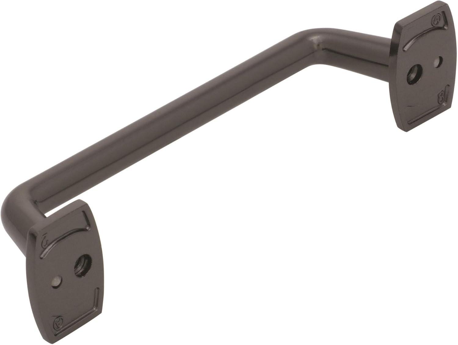 Graphite Steel Industrial Cabinet Bar Pull with Mounting Hardware