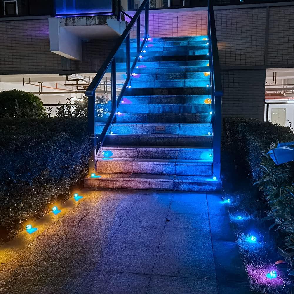 Sumaote 9.84ft 3m 5Pin Extension Cable Wire with Male and Female Connectors at Both Ends for RGBW Color LED Deck Light (5 Pin, 9.84ft, 5 Pack)