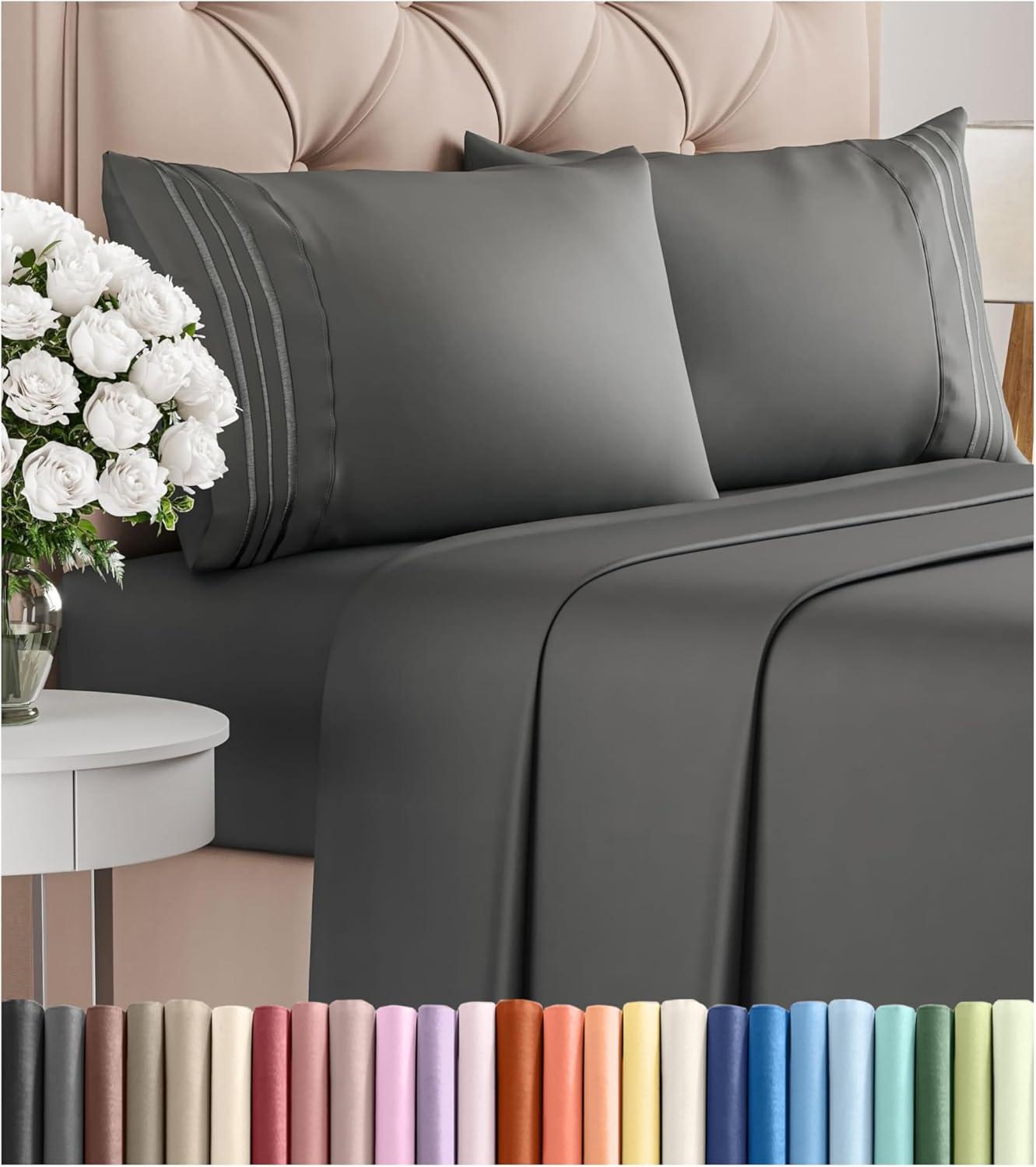 CGK Linens 4 Piece Sheet Set Premium Cooling, Soft & Wrinkle Free Sheet Set & Reviews | Wayfair