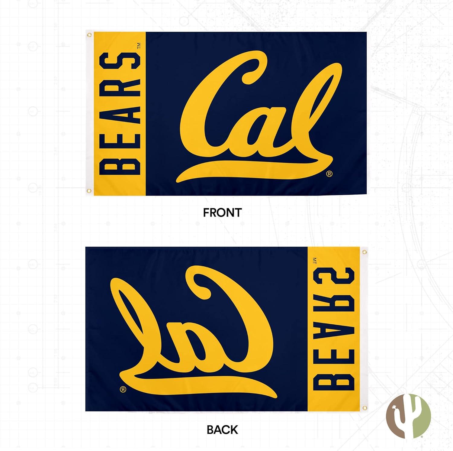 Cal Berkeley Golden Bears Blue and Gold 3x5 Polyester Flag