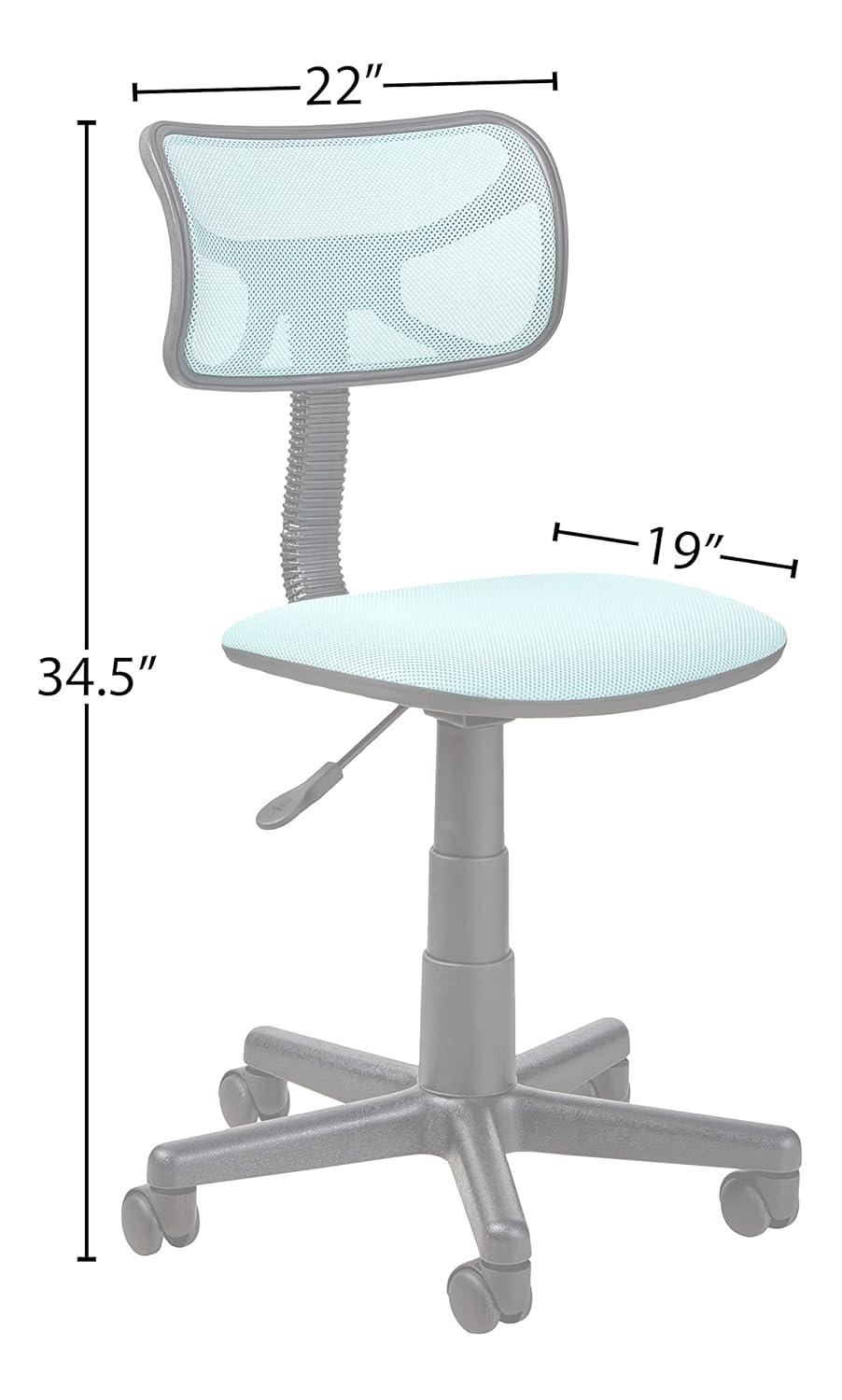 Urban Shop Swivel Mesh Office Chair, Multiple Colors