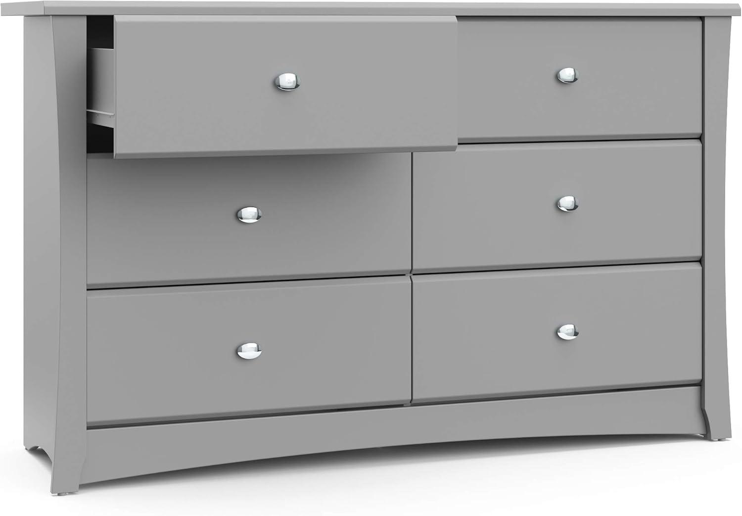 Crescent 6 Drawer Double Dresser