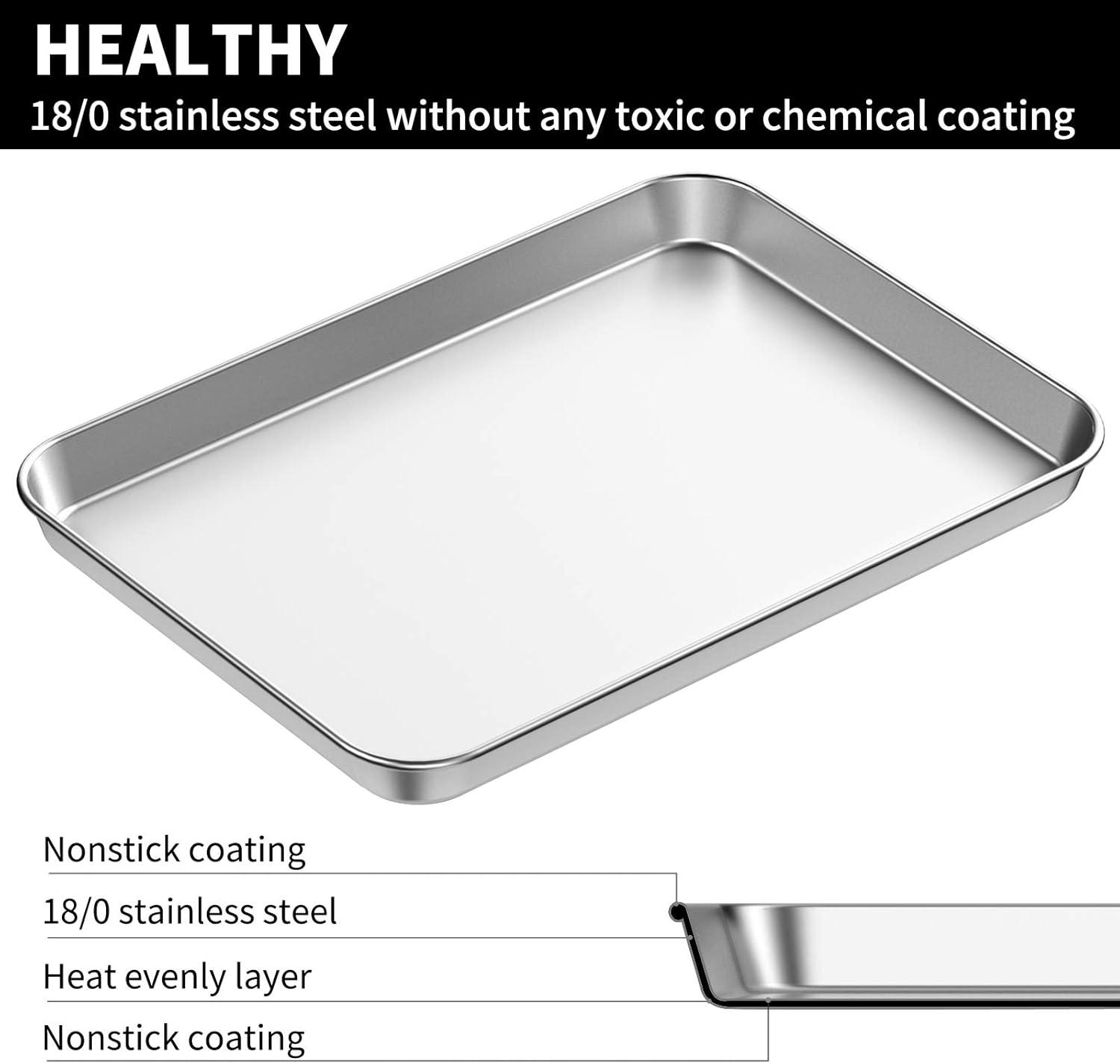 Stainless Steel Nonstick Cookie Sheet Set of 2