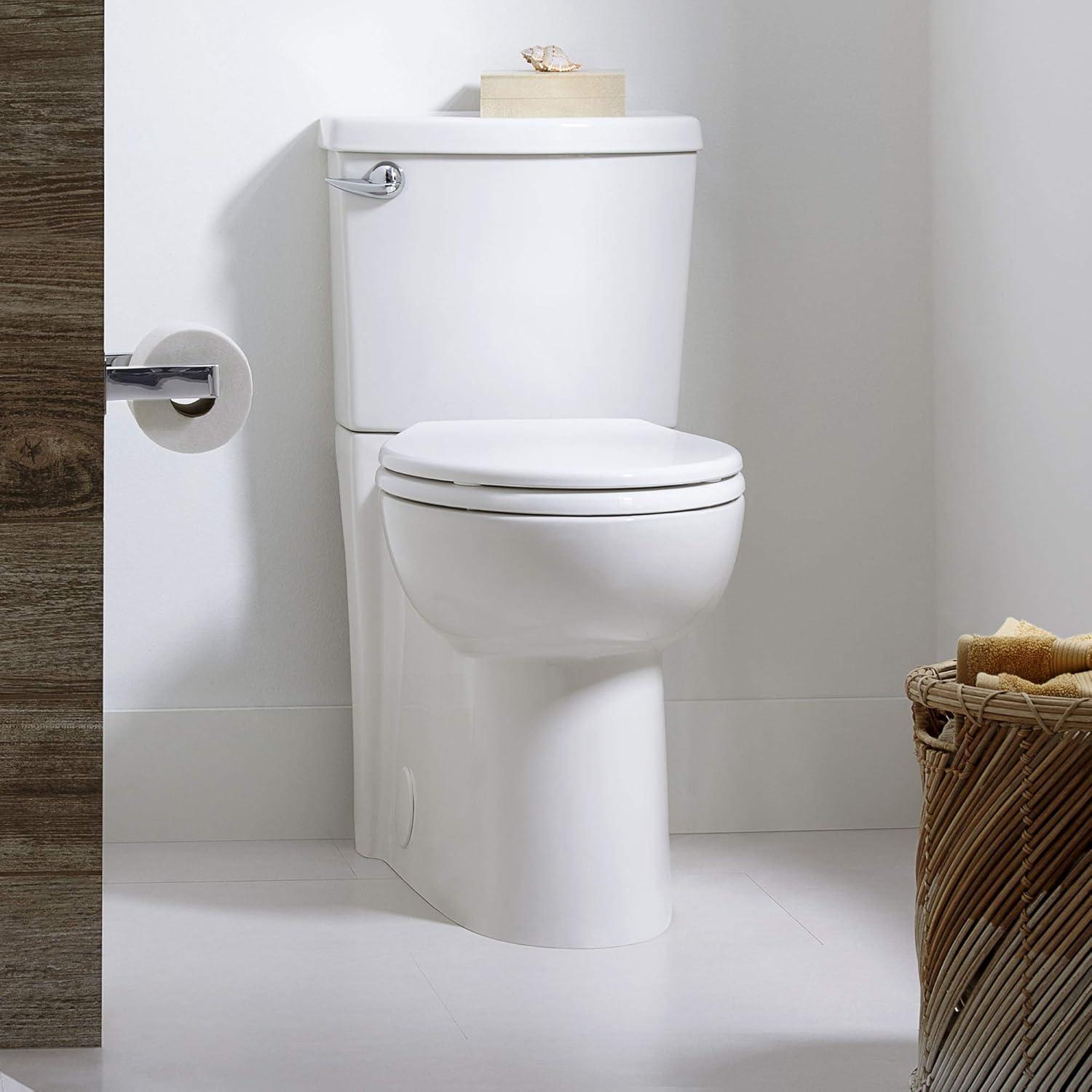 American Standard Cadet 1.28 Gallons GPF Elongated Comfort Height Floor Mounted Two-Piece Toilet (Seat Included)