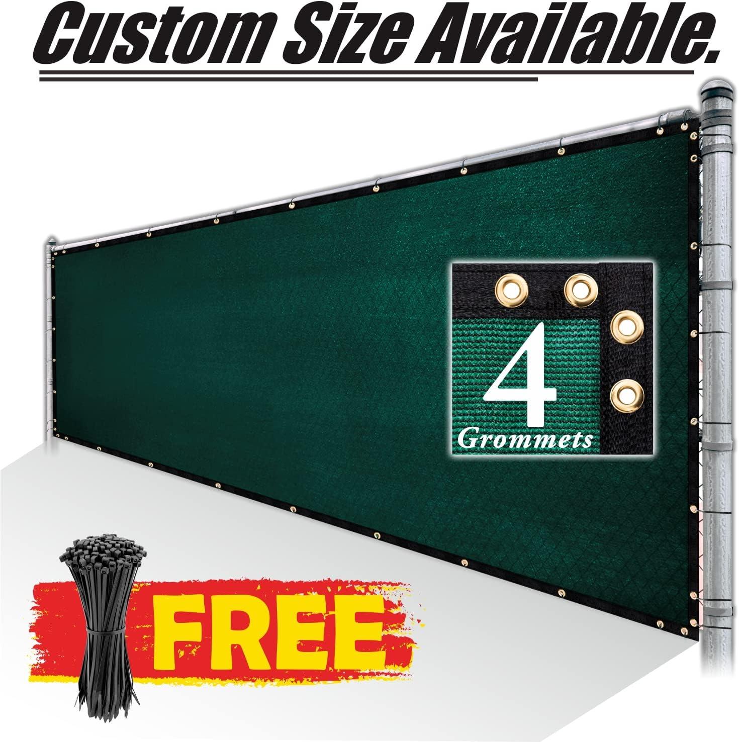 ColourTree Colour Tree Privacy Screen & Windscreen Fabric Cover – Durable Outdoor Fence Protection, UV-Resistant, Easy Installation