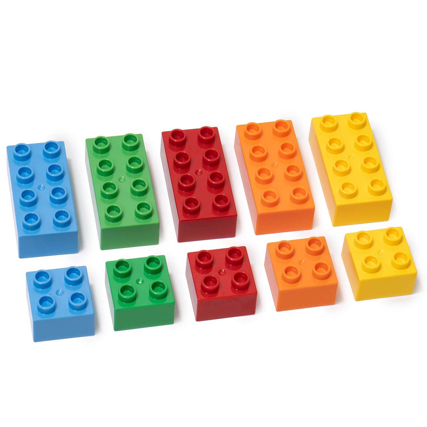 Big Building Blocks for Kids - STEM Toy - Classic Large Building Bricks - Compatible with All Major Brands - for Children All Ages - 50 Pieces