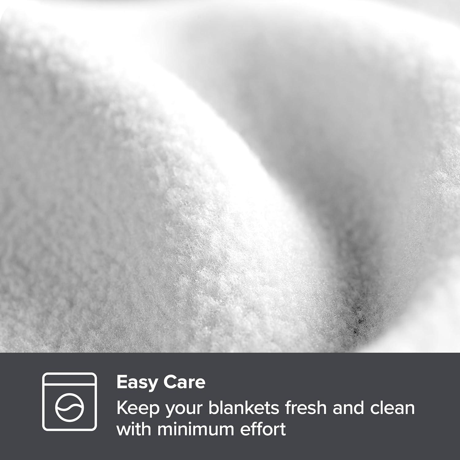 Bare Home Polar Fleece Bed Blanket - Lightweight - Premium Fleece - Full/Queen, White