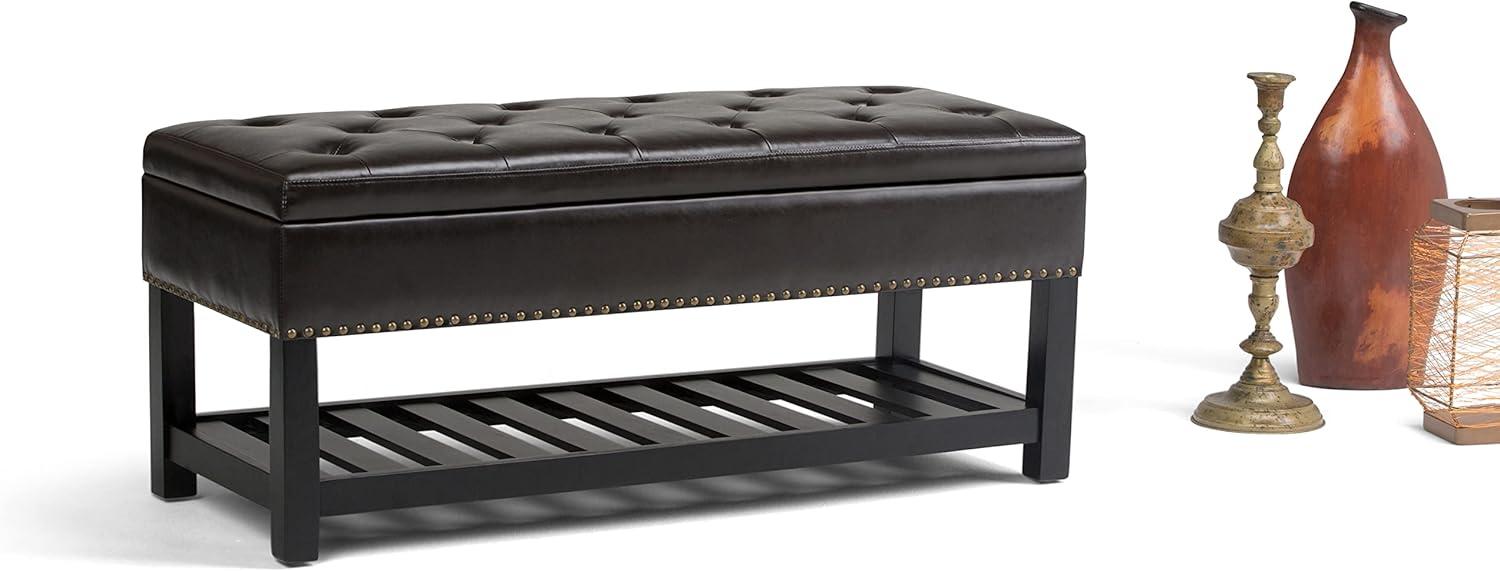 Lomond Faux Leather Upholstered Storage Bench