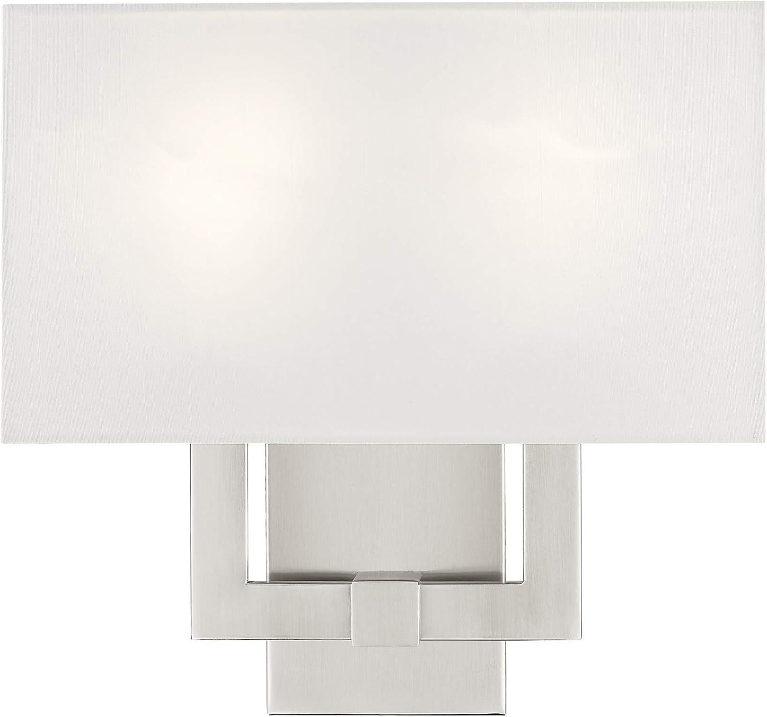 Livex Lighting Hollborn 2 - Light Wall Light in  Brushed Nickel