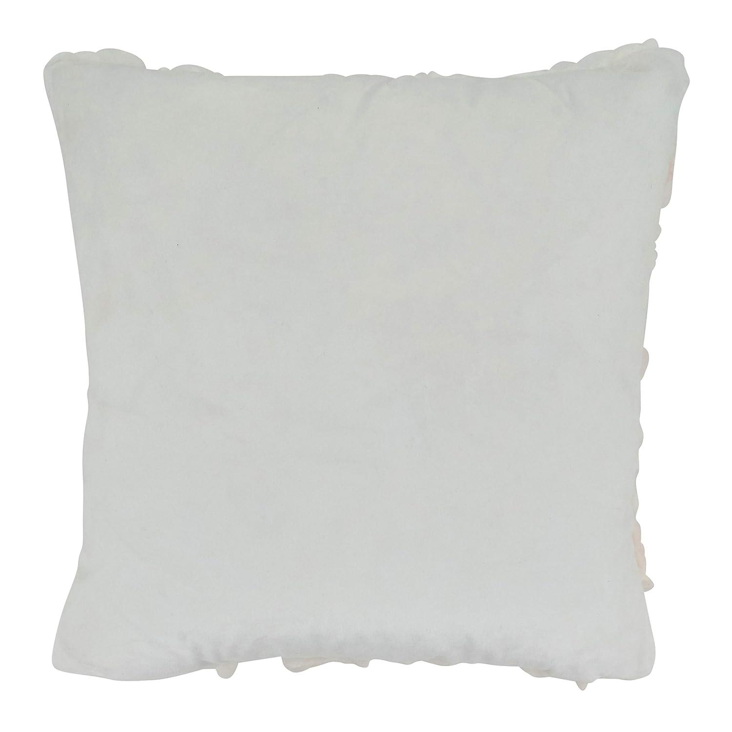 Saro Robbie Hart Collection Appliqued Pillow Cover