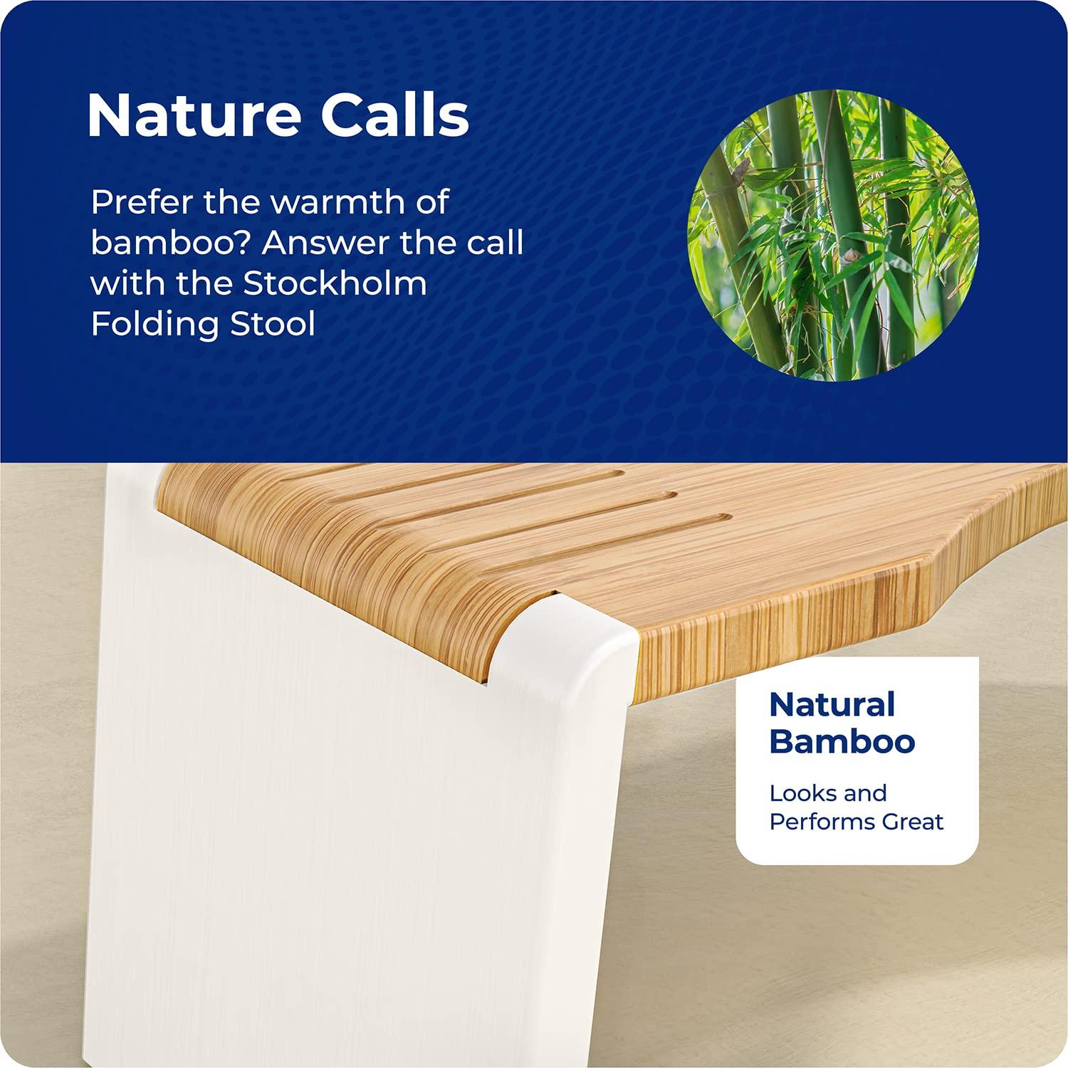 Squatty Potty SP-BAMBOO-STOCKHOLM Stockholm Toilet Stool