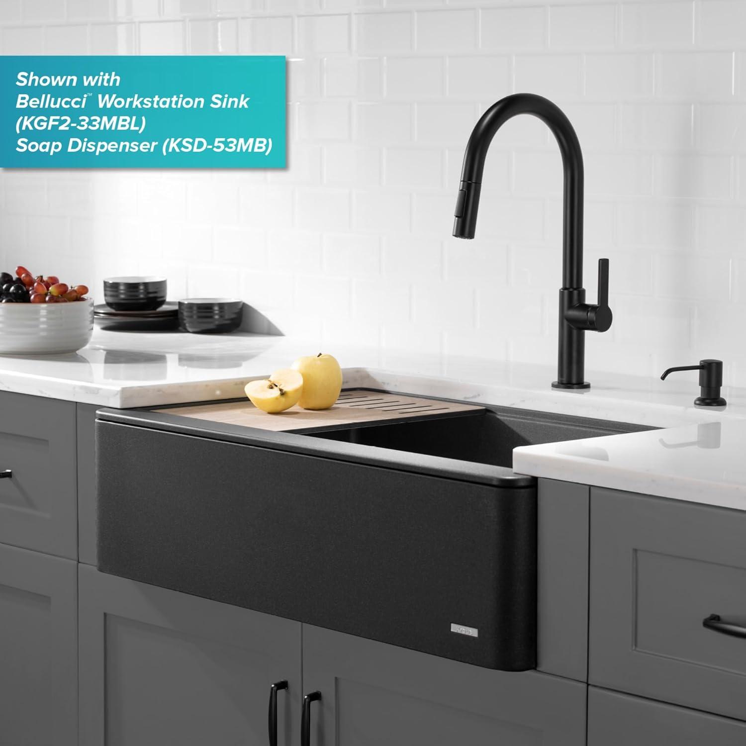 KRAUS Oletto Single Handle Pull Down Kitchen Faucet