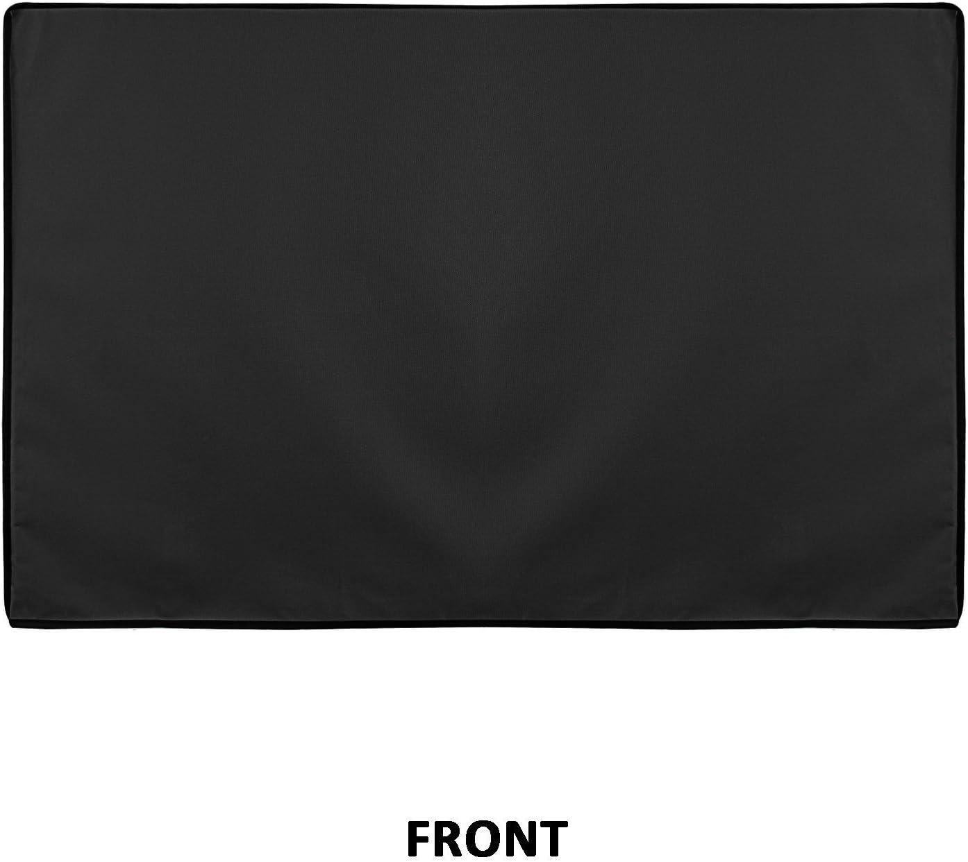 Khomo Gear Universal Weatherproof TV Cover – All-Season Protection for Flat Panel TVs, Water-Resistant, Breathable Material with Remote Pocket