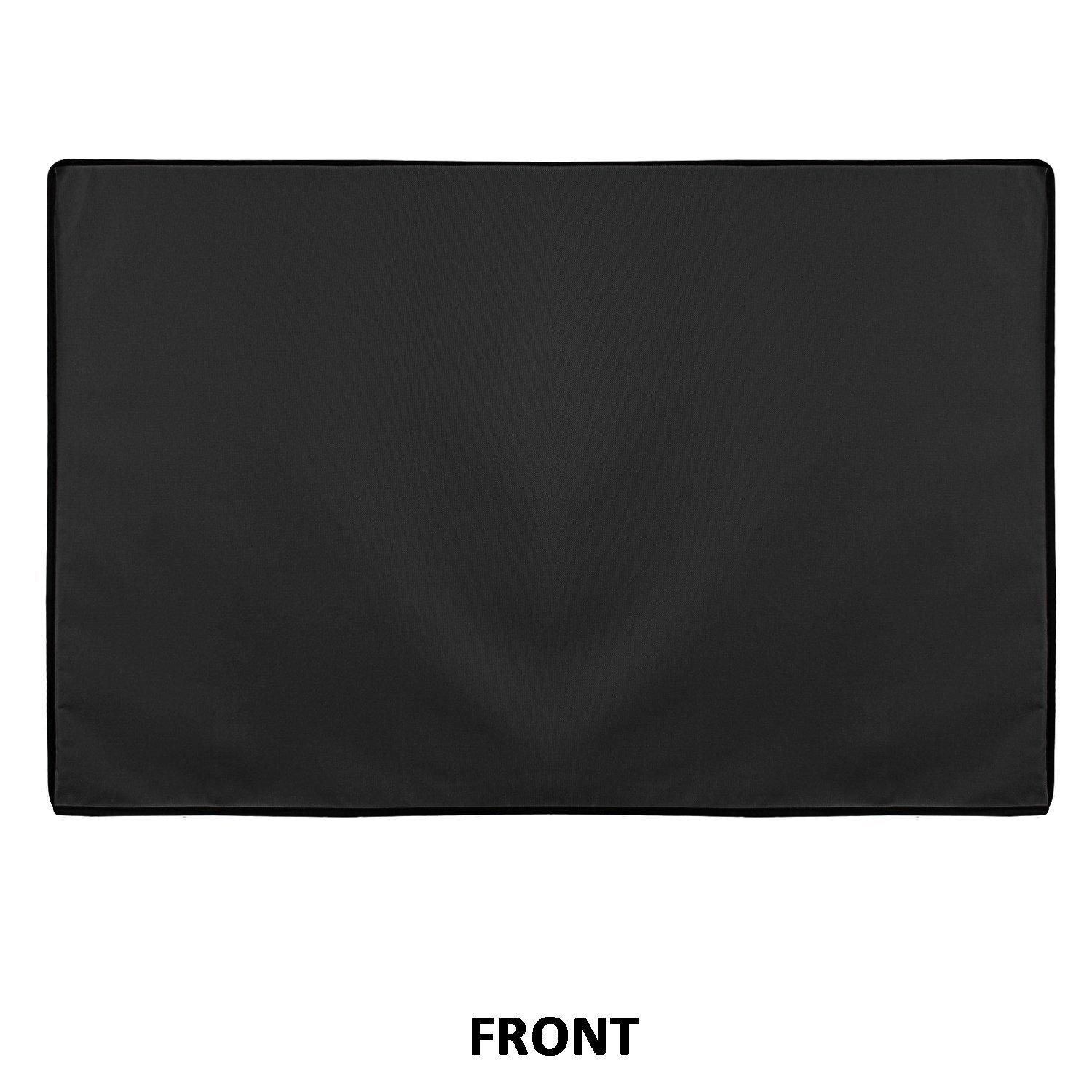 Khomo Gear Universal Weatherproof TV Cover – All-Season Protection for Flat Panel TVs, Water-Resistant, Breathable Material with Remote Pocket