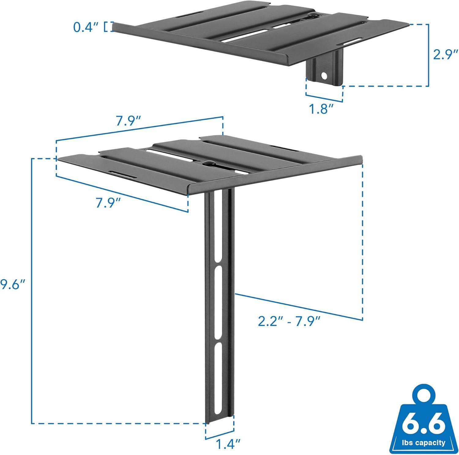 Mount-it Mount-It Floating Shelf for Wall Mounted TV & Streaming Devices | Dual Installation for Wall or TV