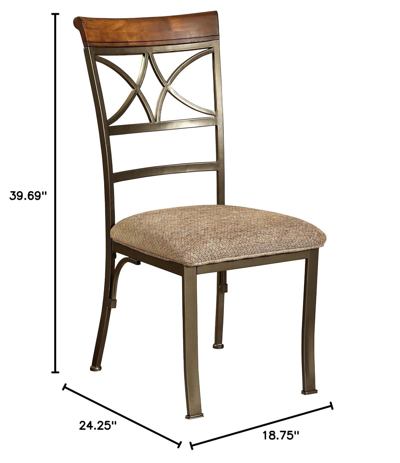 Powell Hamilton Dining Chair, Set of 2, Cherry