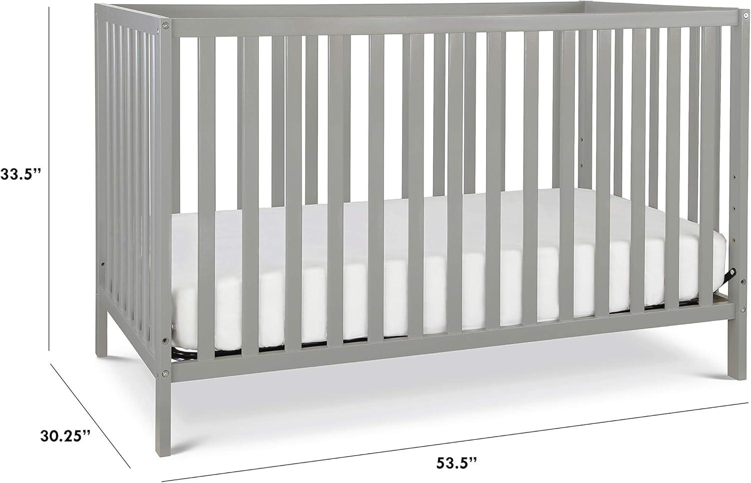 DaVinci Union 4-in-1 Convertible Crib - Gray