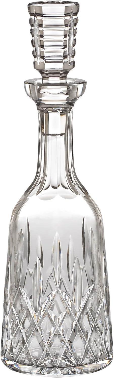 Elegant Clear Crystal Wine Decanter with Stopper