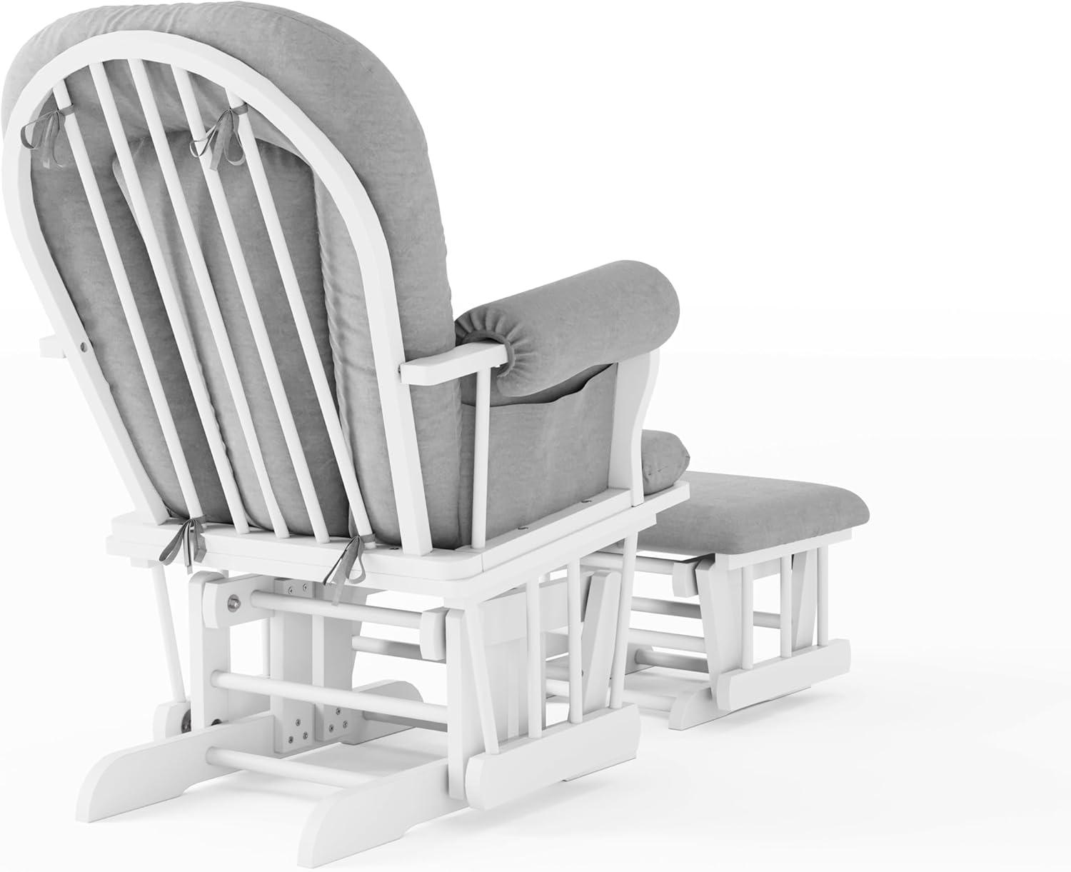 Child Craft Cozy Glider Rocker and Ottoman