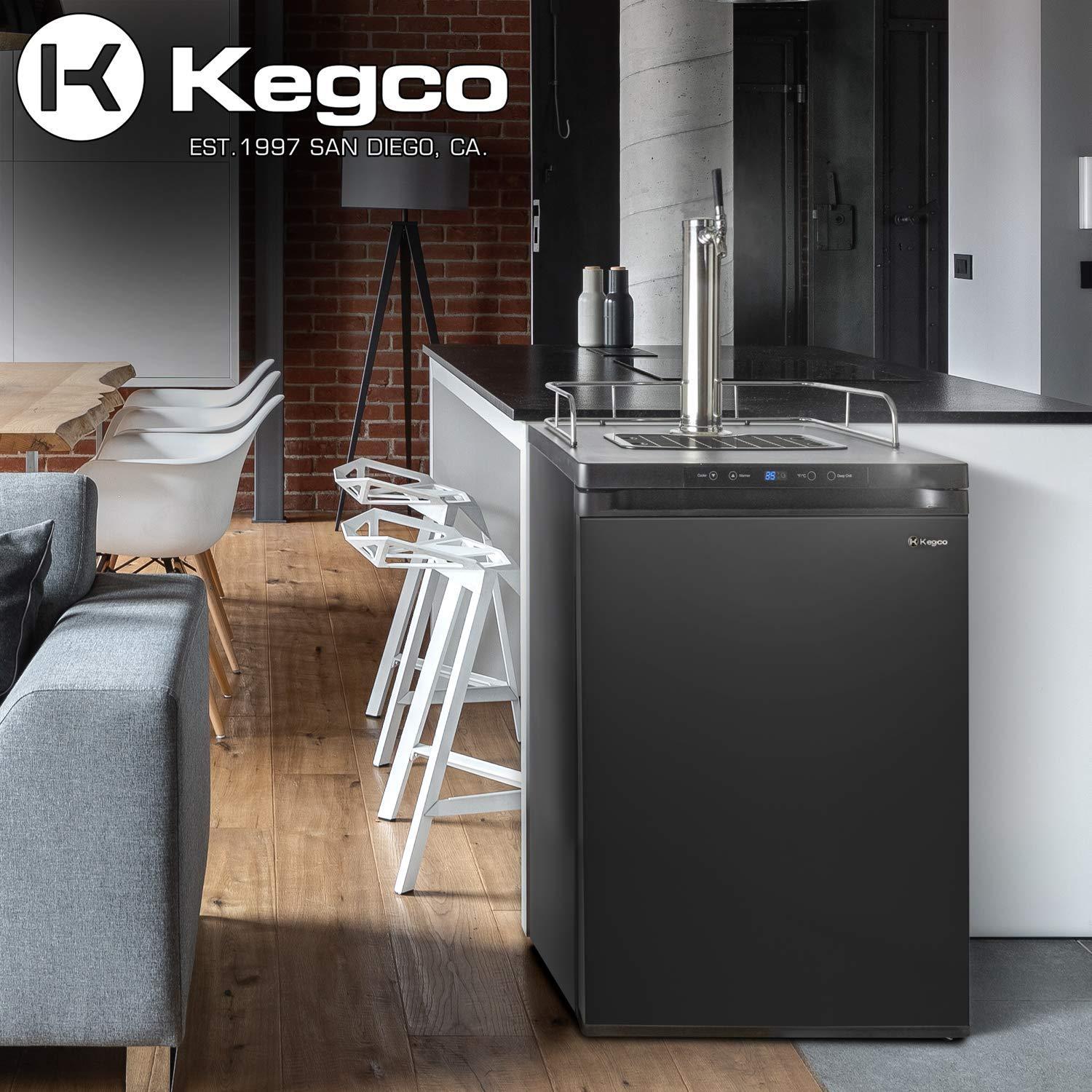 Kegco Kegco Single Tap Freestanding Kegerator with Adjustable Temperature