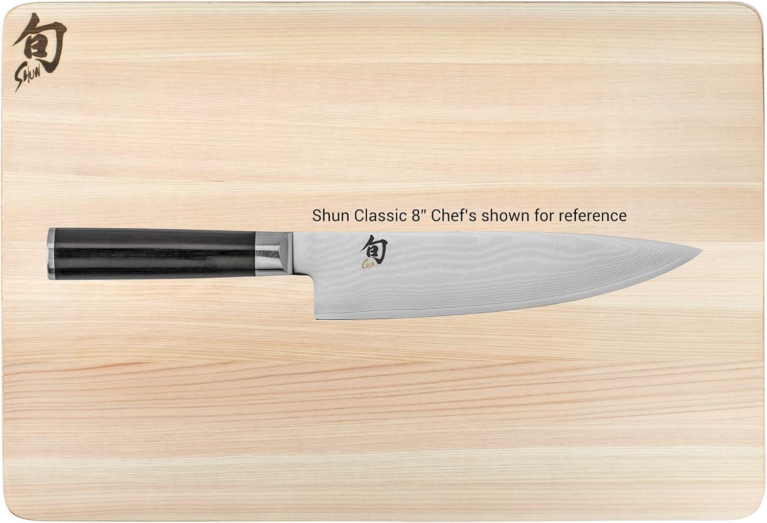 Shun DM0816 Hinoki Cutting Board, Medium