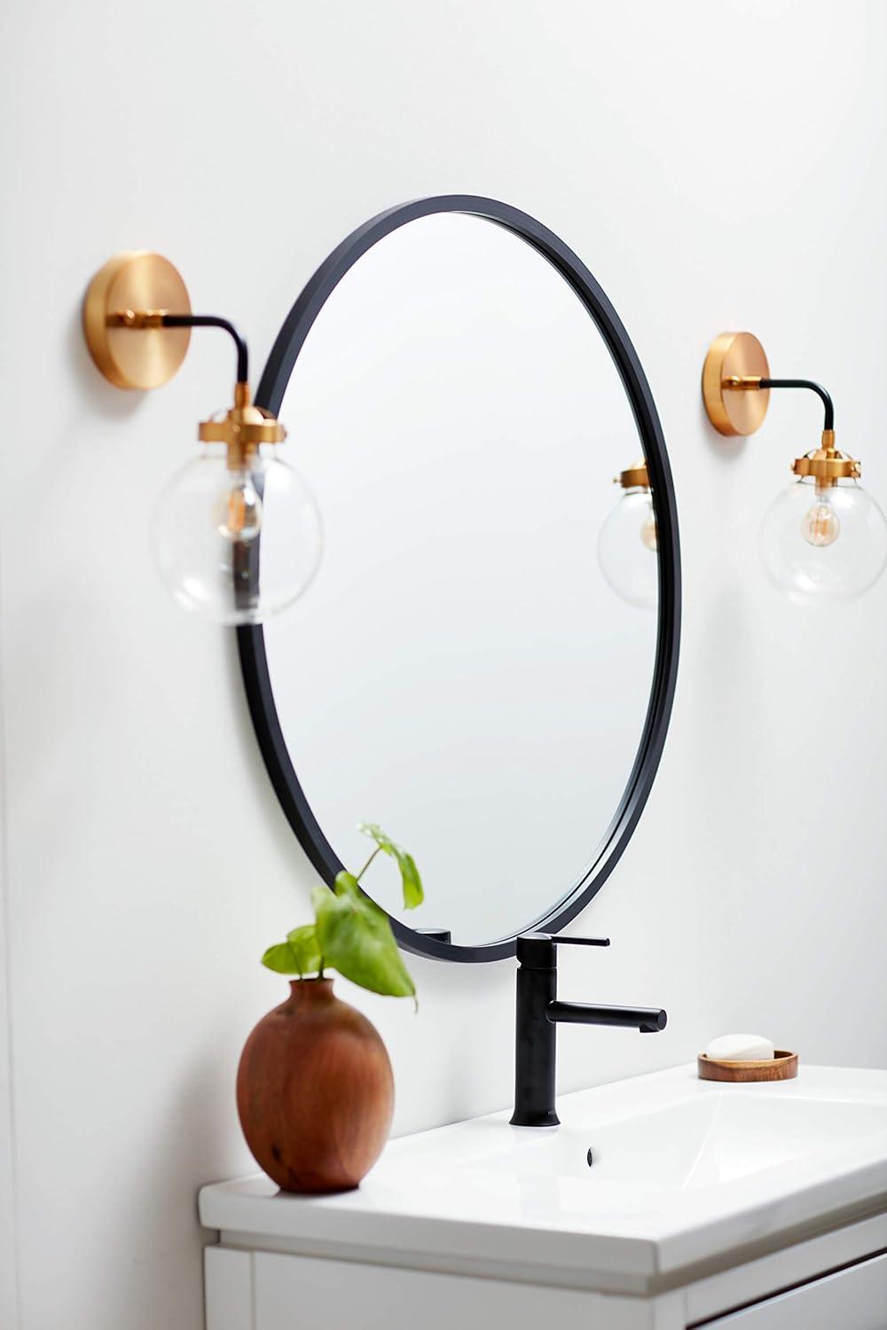 Sabine Metal Round Wall Mirror