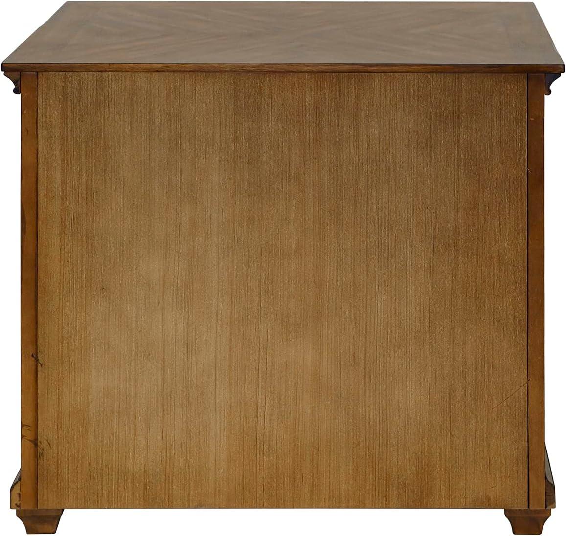 Porter Traditional Wood Lateral File Brown - Martin Furniture: 2-Drawer, No Assembly, 34"W x 22"D x 30"H