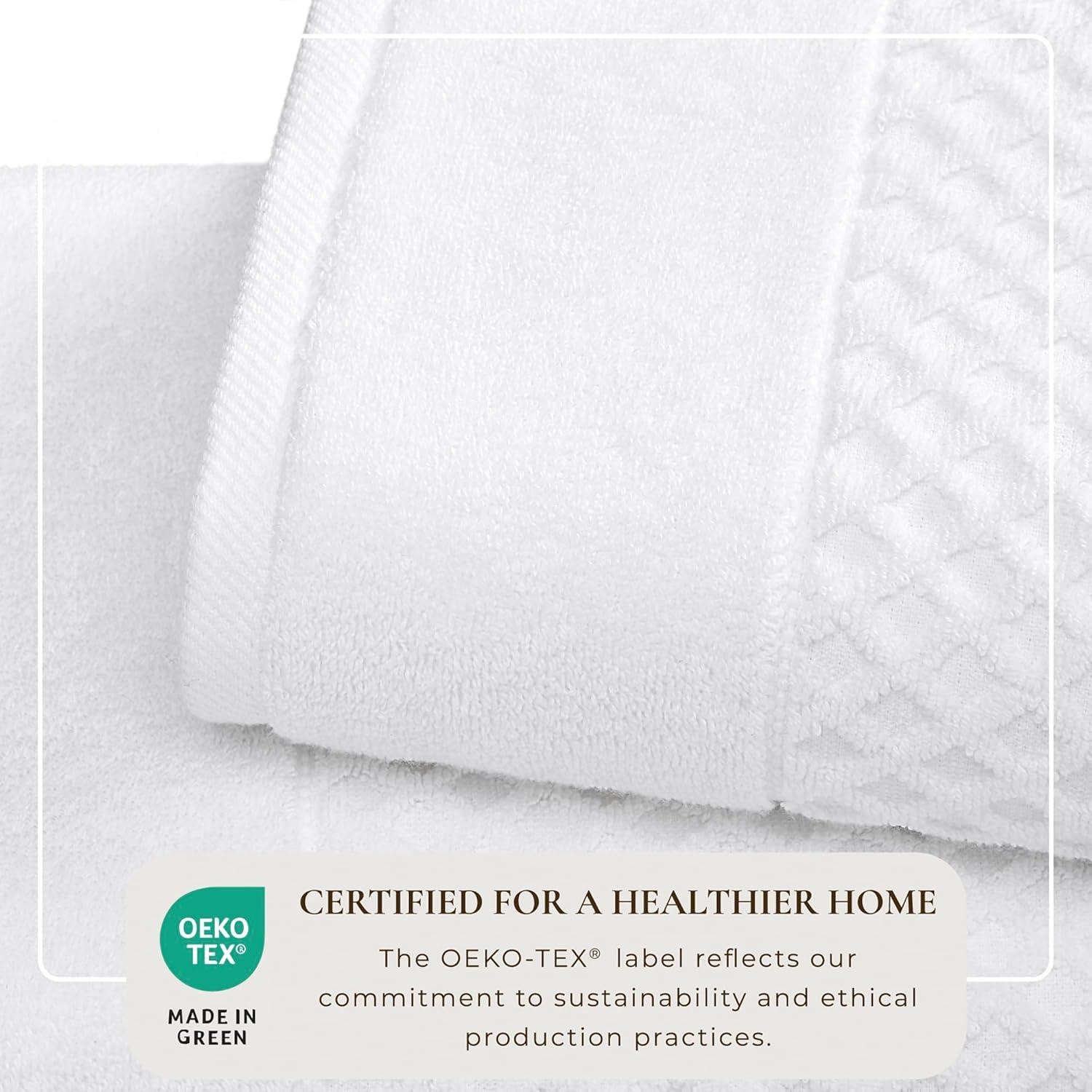FreshFolds Ultra-Soft & Absorbent 100% Cotton Towel Set