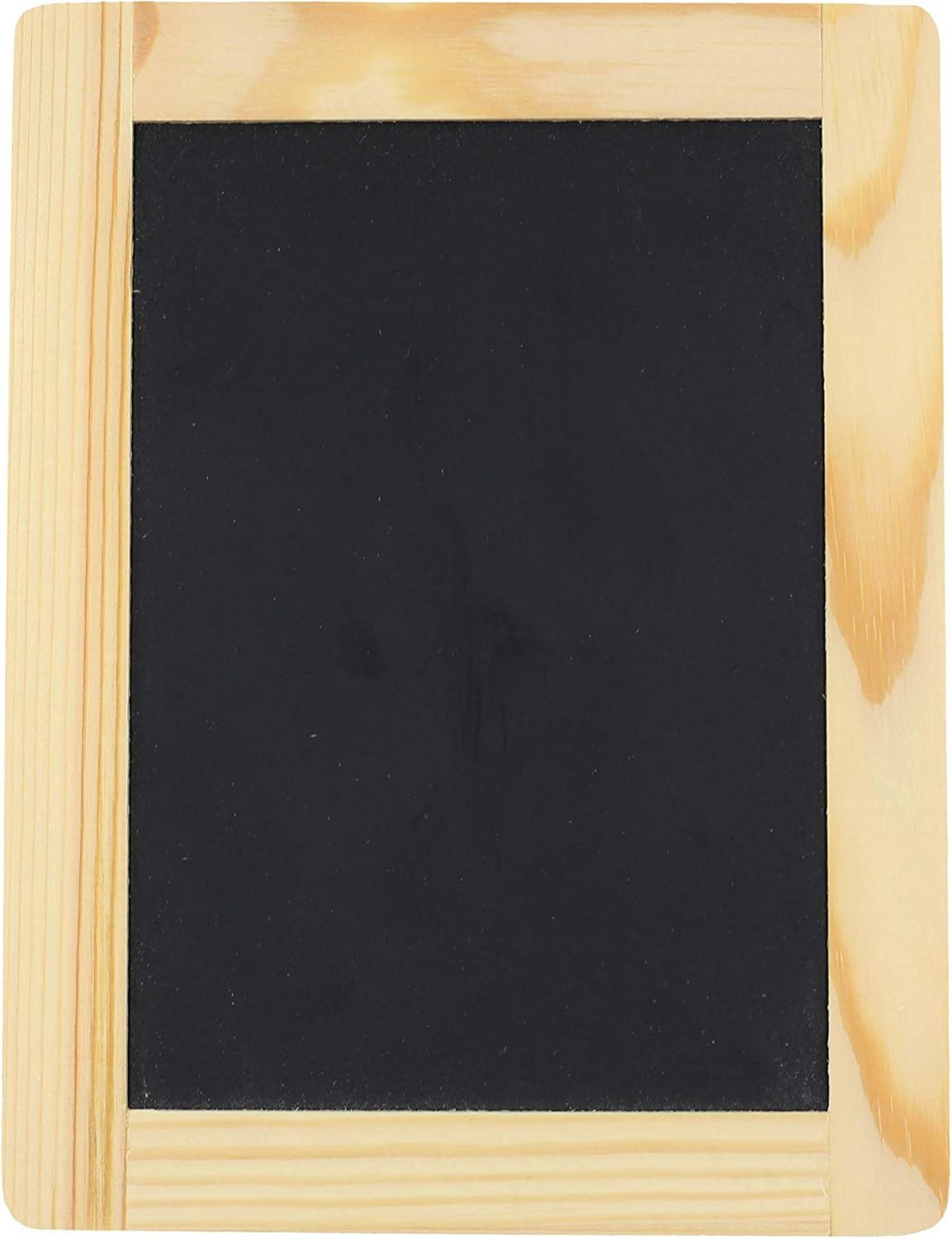 4x6 Double-Sided Chalkboard with Unfinished Wood Frame, Set of 6