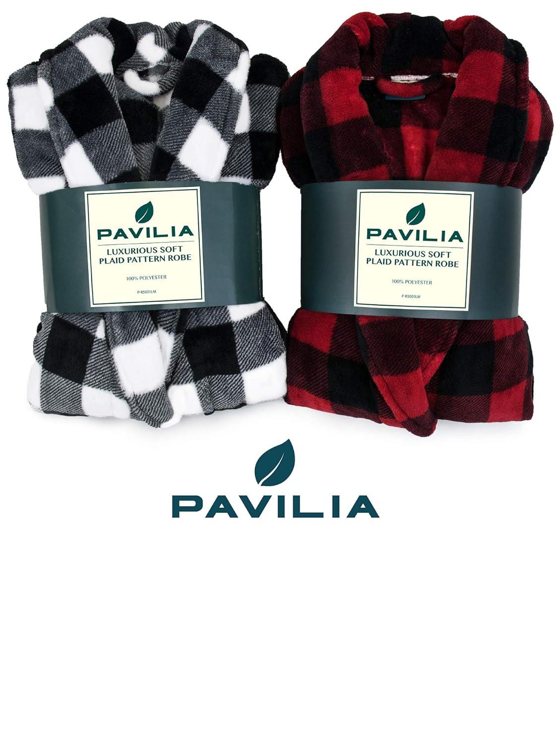 Rosalind Wheeler Speight Fleece Mid-Calf Bathrobe with Pockets