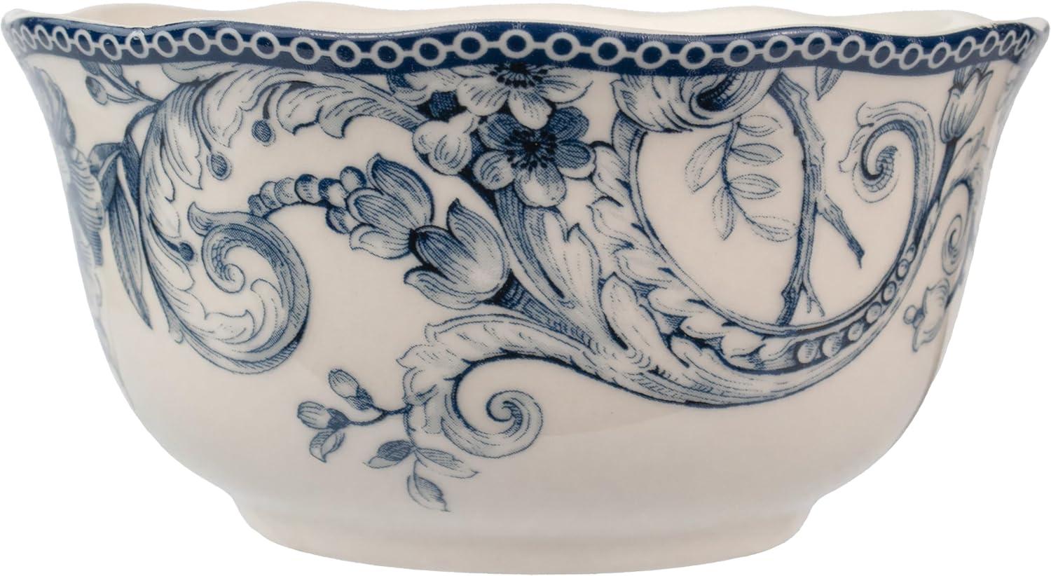 222 Fifth 222 Fifth Adelaide 16-Piece Porcelain Floral Dinnerware Set - Service For 4