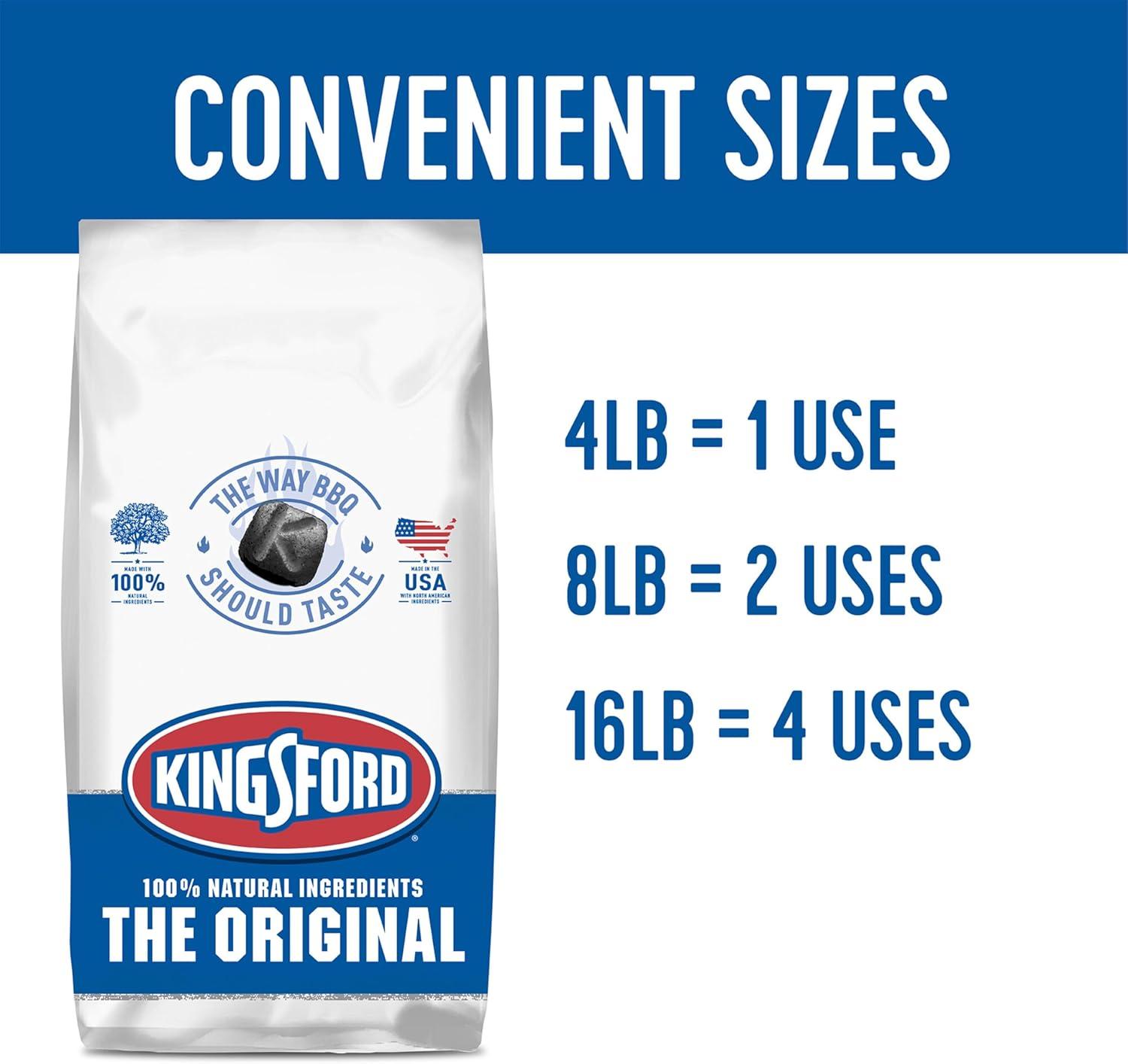 Kingsford 8 lb Black Charcoal Briquettes for Grilling