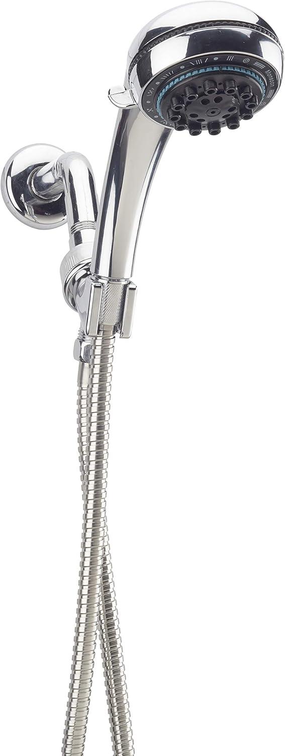 Stainless Steel Multi-Function Handheld Shower Head with Hose