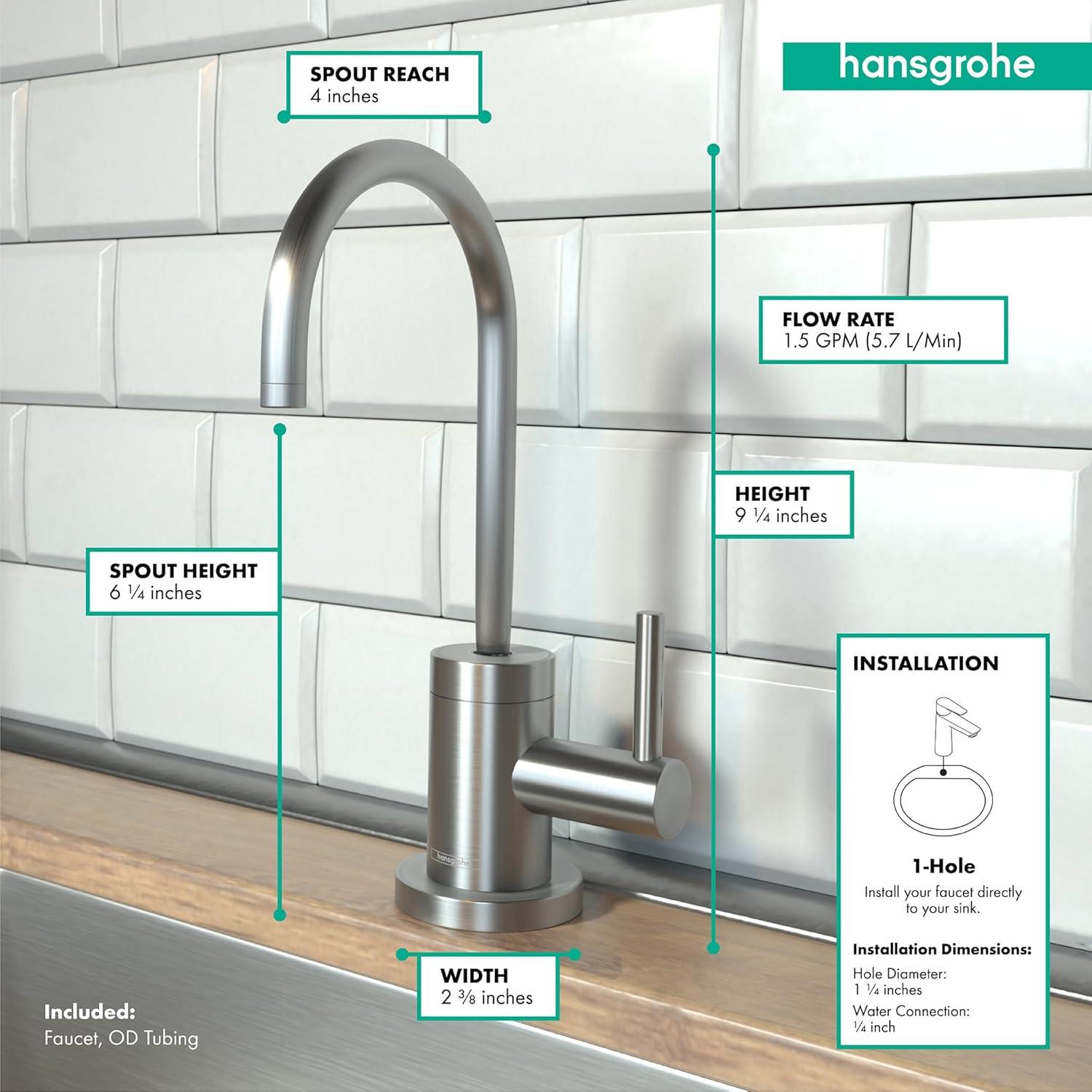 Talis S Pull Down Cold Water Dispenser