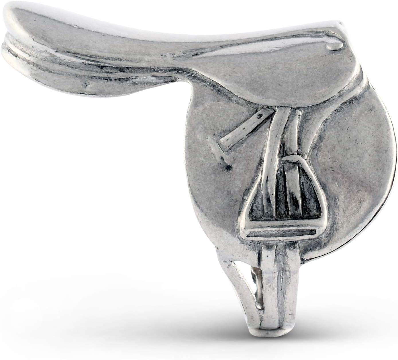 Pewter English Horse Saddle Napkin Ring