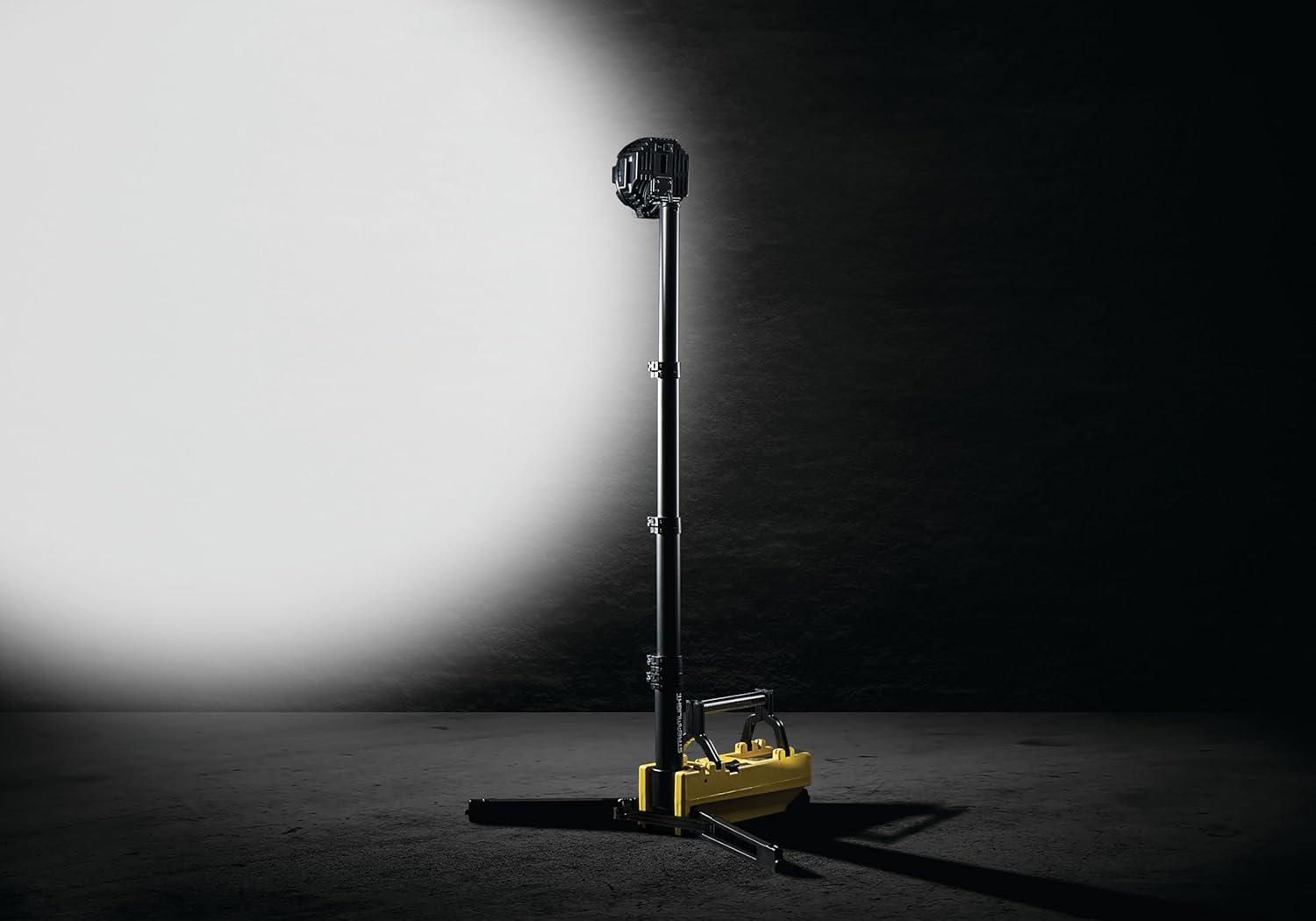 Portable Scene Light w/120V AC/12V DC-Yel