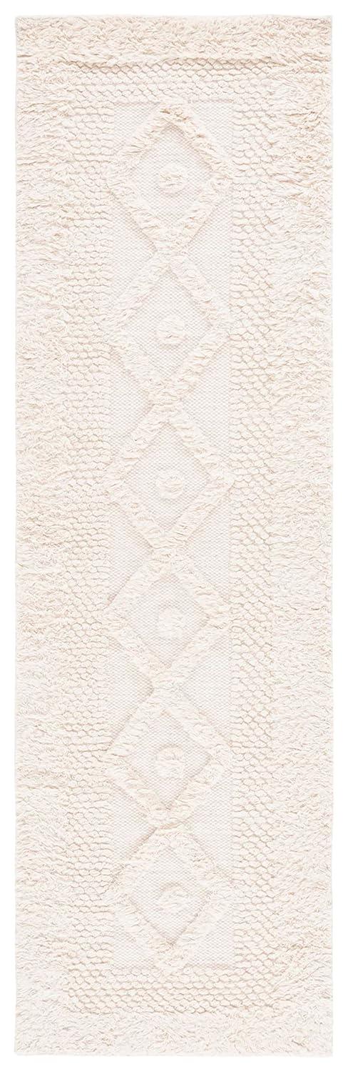 Kenya KNY952 Hand Knotted Runner Rug - Ivory - 2'3"x8' - Safavieh