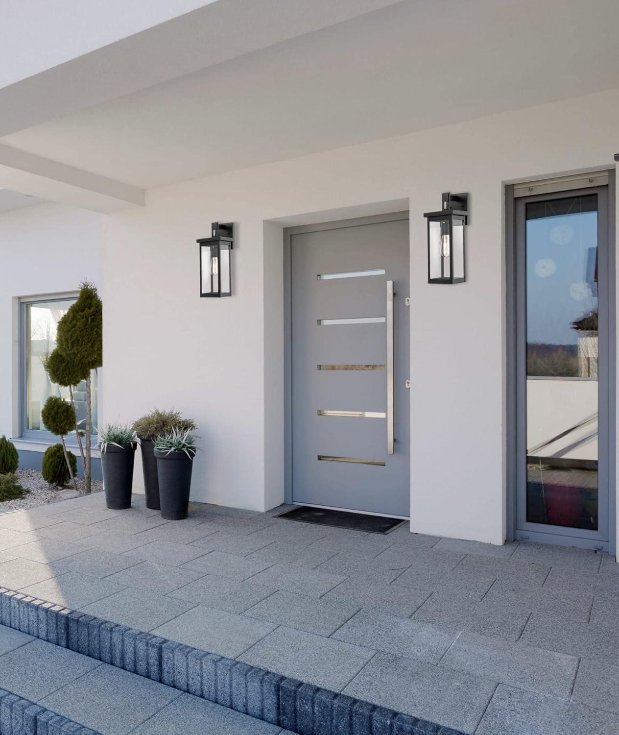 Millennium 2601-PBK Transitional One Light Outdoor Wall Bracket Finish, Powder Coat Black