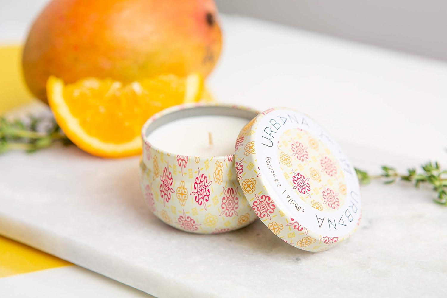 Sun + Sky Mini Scented Soy Candle in Decorative Tin