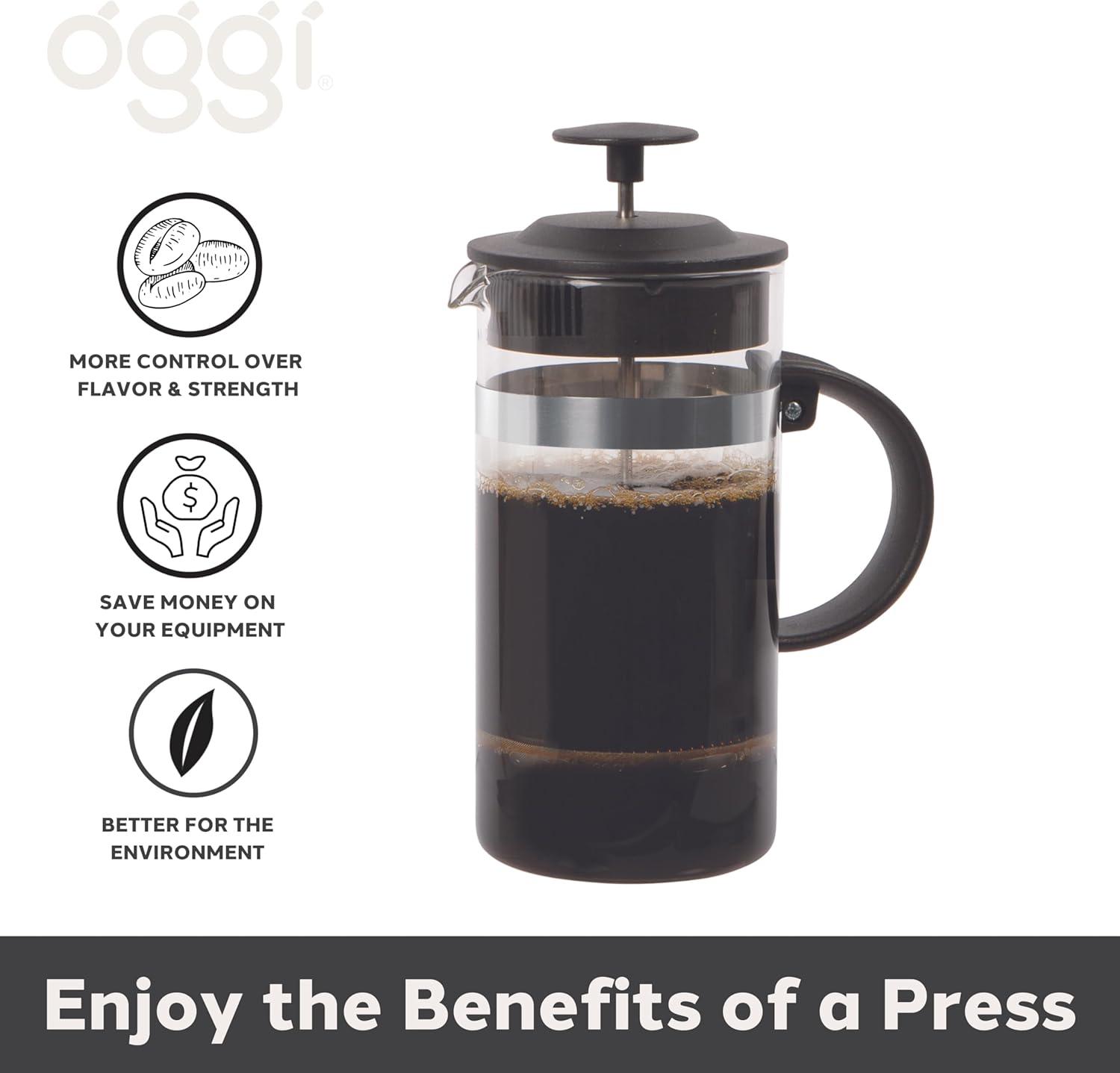 OGGI 6647.3 Triple Mesh Filter French Press