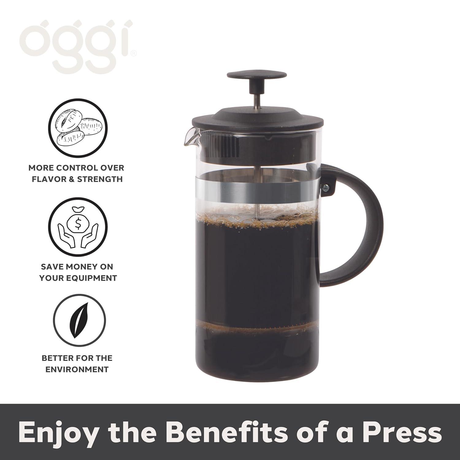 OGGI 6647.3 Triple Mesh Filter French Press