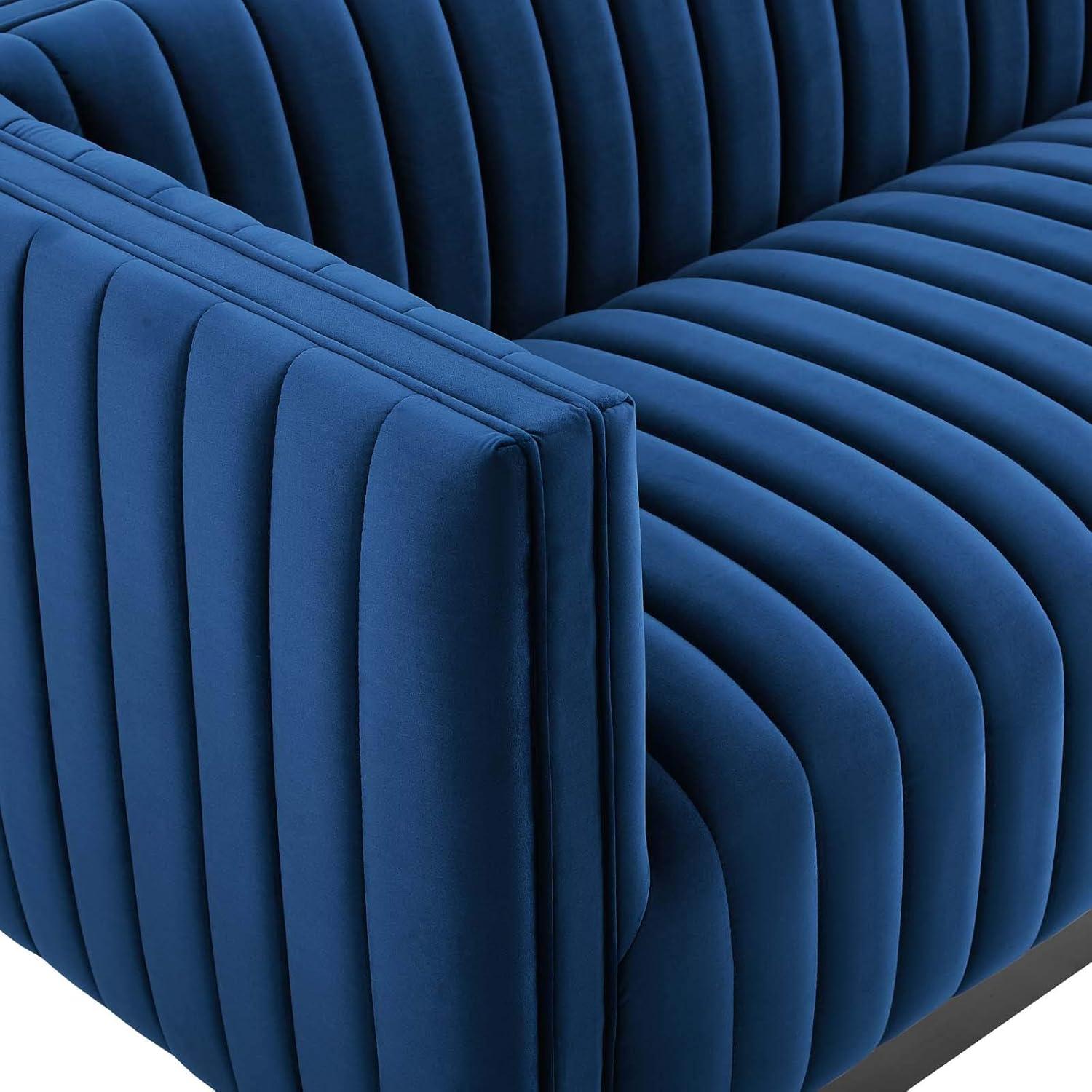 Modway Conjure Channel Tufted Velvet Sofa