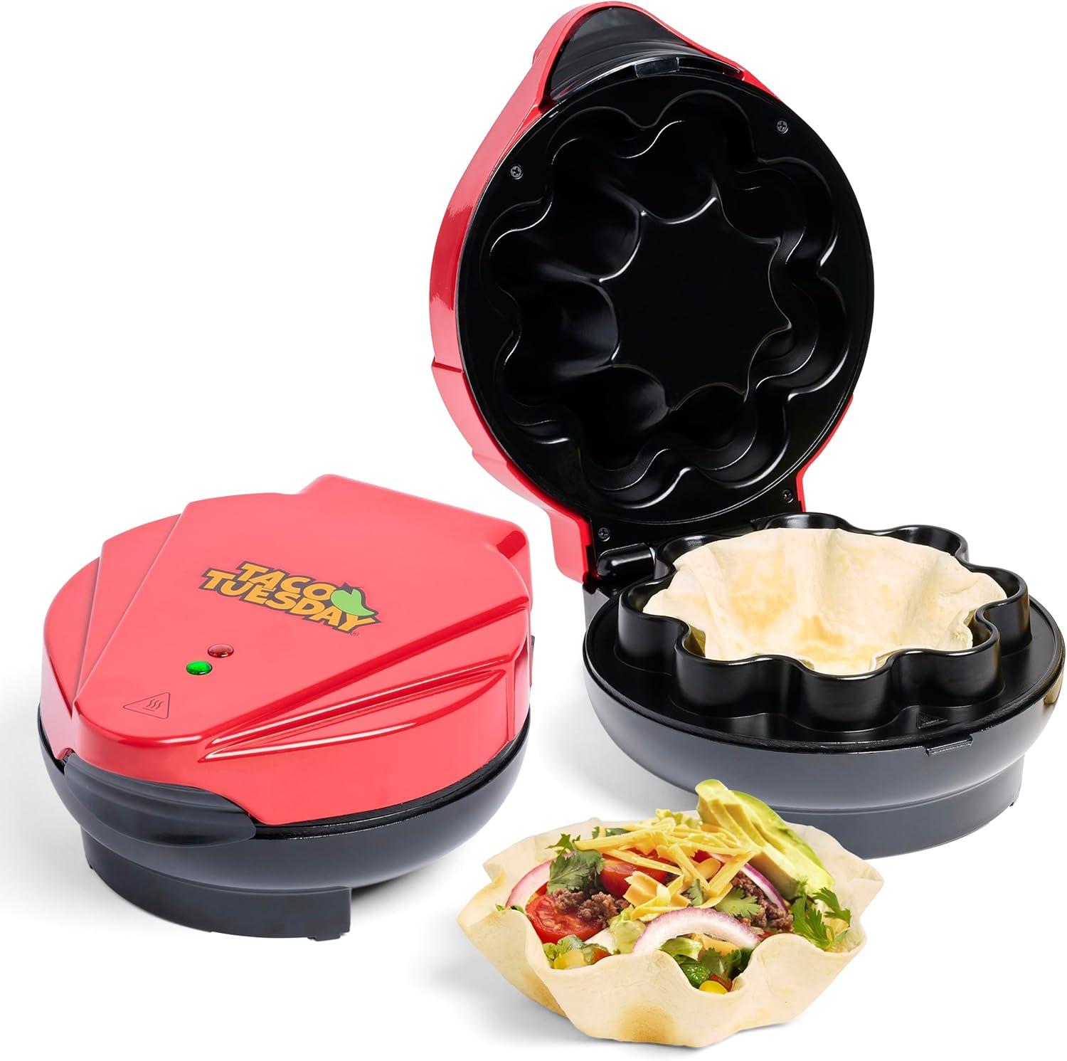 Taco Tuesday TTTB1RD Baked Tortilla Bowl Maker